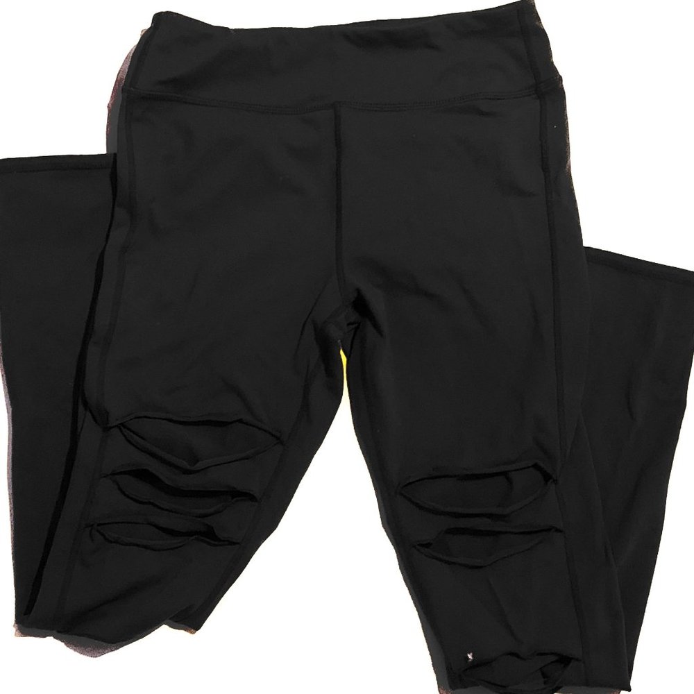 Cece High Waist Open Knee Leggings